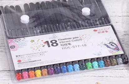 Watercolour pencils in a plastic body, available in 12, 18 and 24 colour sets for oil painting supplies