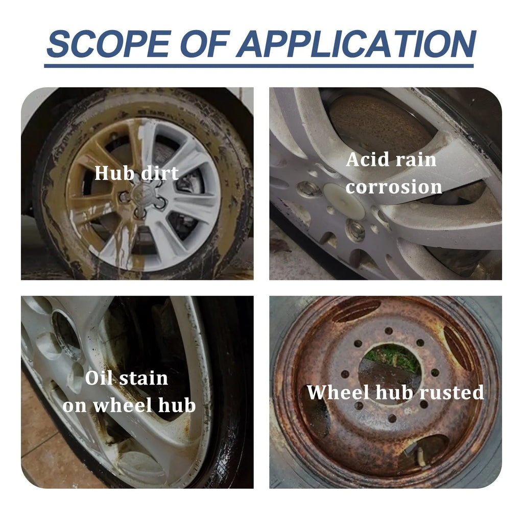 Car brake cleanser kit with 100ml bottle, application sponge and cleaning cloth for disc maintenance