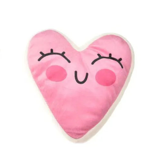 Colour options for a plush dog chew toy with vocalisation and textured molars.