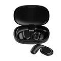 Wireless Bluetooth translation earphones with noise reduction in black colour