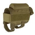 Tactical Crown ambidextrous nylon cheek rest with ammunition carrier for .308 and .300 Winmag in black