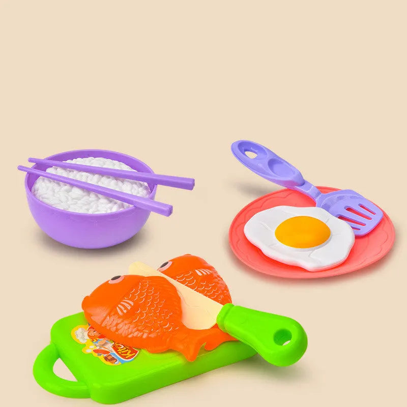 Plastic play house kitchen toy with induction cooker design for infant role play