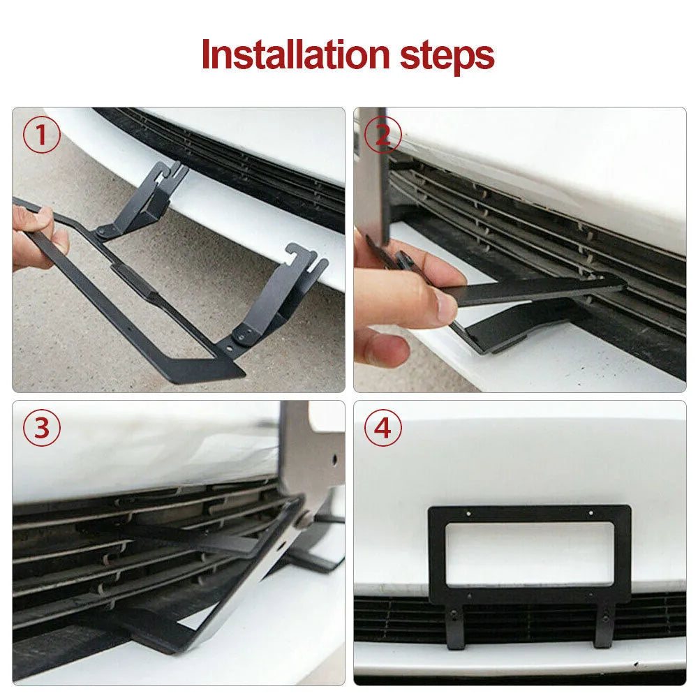 American-style aluminium alloy license plate bracket for Tesla Model 3 and Model Y