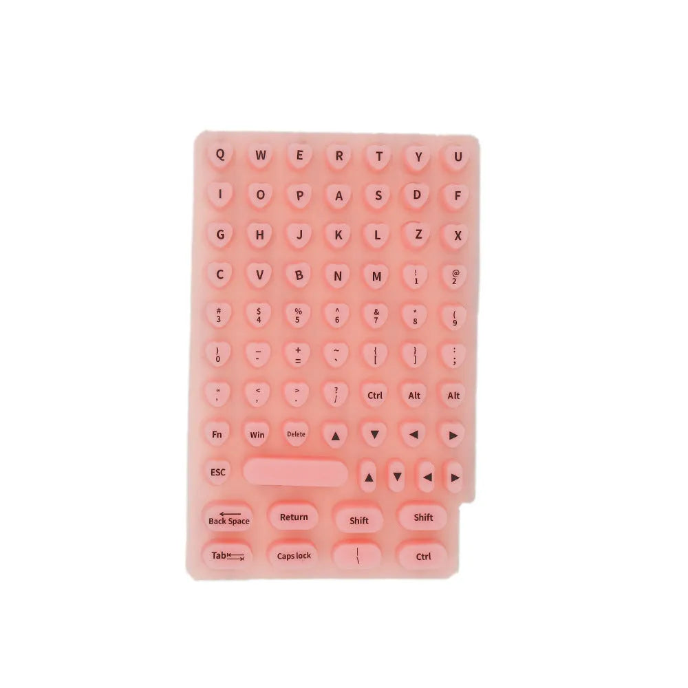 Silicone keyboard stickers for desktop and notebook computers, 91‑key and 70‑key sets, anti‑static, 17cm x 11cm sheet