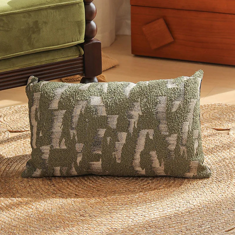 Square jacquard woven cushion cover with detailed botanical floral pattern in one of eight available colour options.