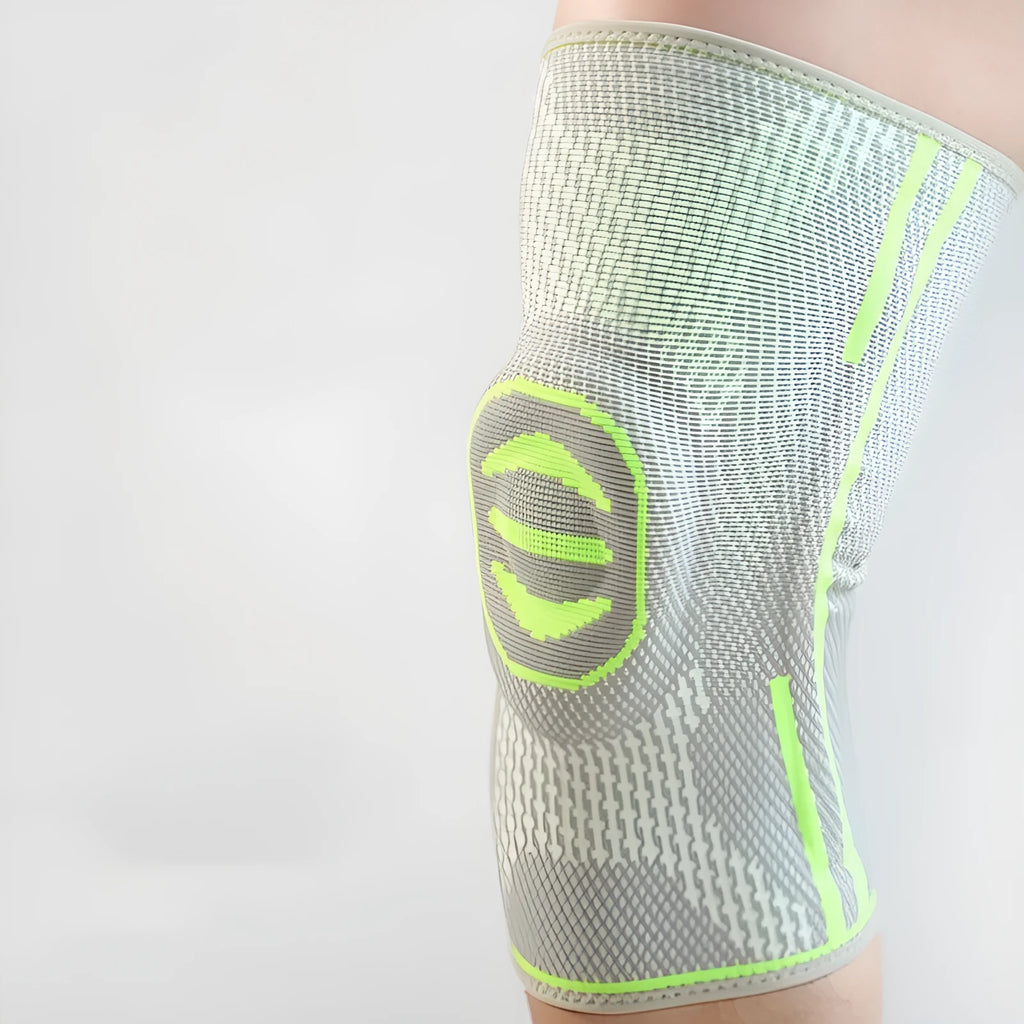 Green cotton mountaineering knee pad for sports protection