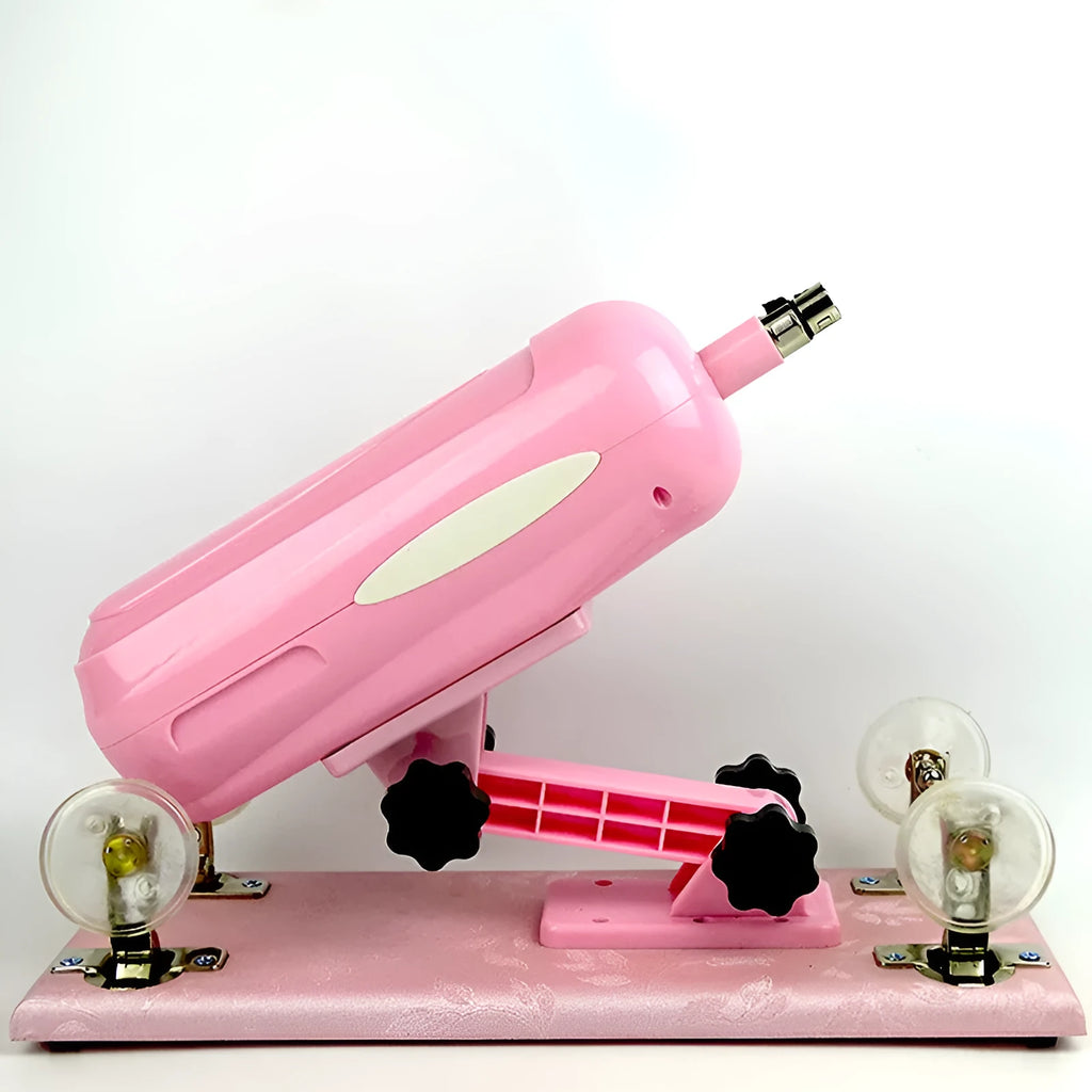 Purple, black, or pink automatic telescopic thrusting tool made from PVC measuring 37 by 15 units