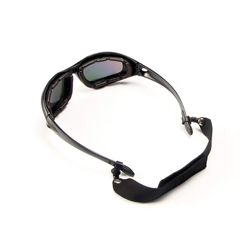 Tactical polarized sunglasses for cycling with full rim sports frame