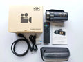 Z124K Black WIFI digital HD night vision camera with 3-inch LCD screen.