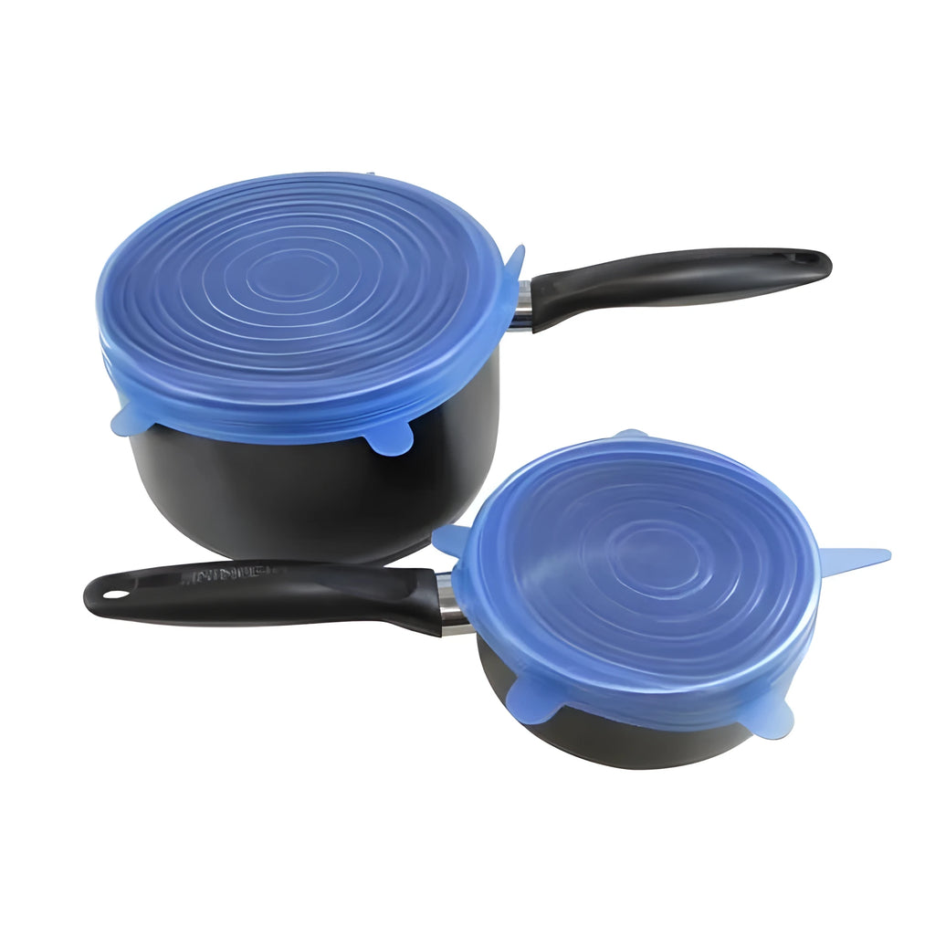 Scute Lids plastic replacement lids for round and square food containers in multiple sizes and colours