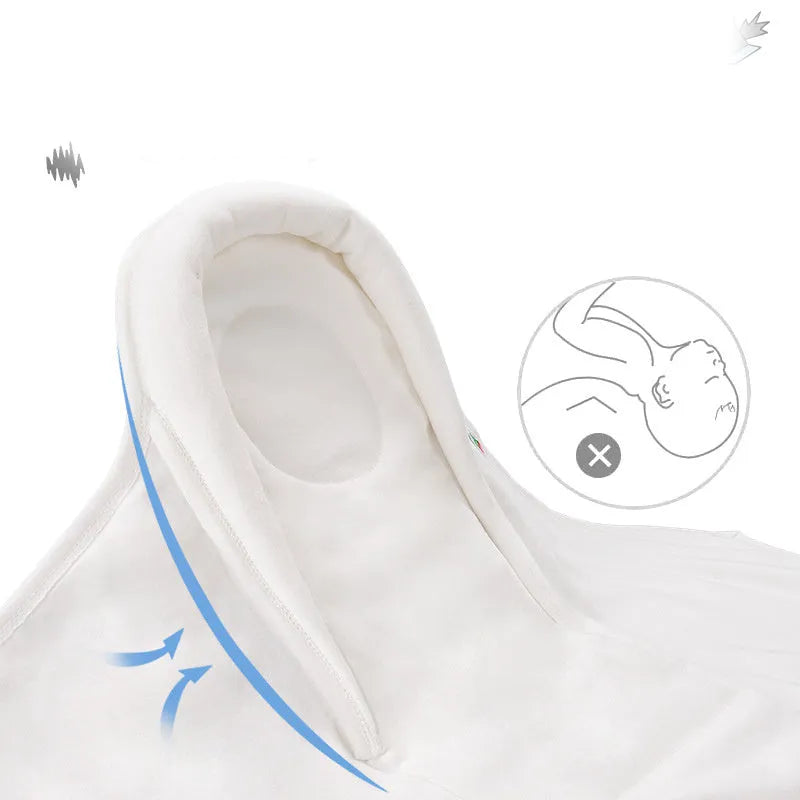 Cotton anti startle baby swaddle in a choice of colours including dinosaur and starry sky patterns.