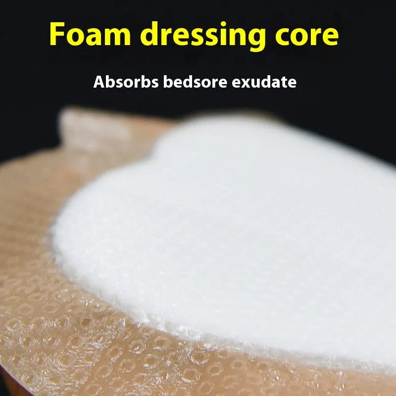 Large skin colour silicone gel foam bedsore dressing sticker for pressure relief