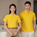 Summer polo shirt in long-staple cotton with side slit design, shown in sapphire blue colour