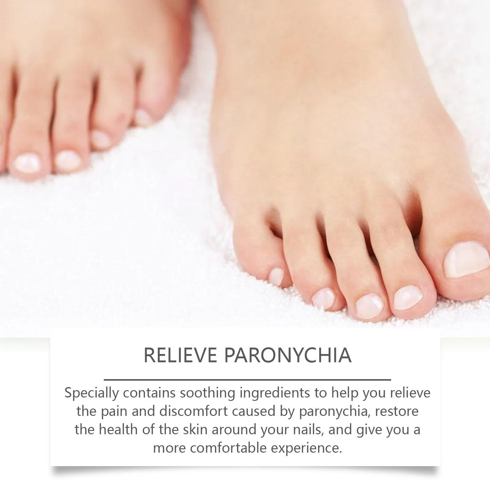 30ml bottle of clear nail care nursing solution for gentle cleaning