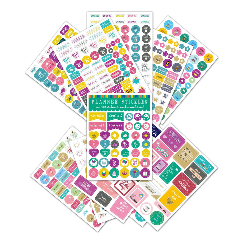 Irregular planning note stickers in Stickers B colour with copper plate sticker material and 0.13mm thickness
