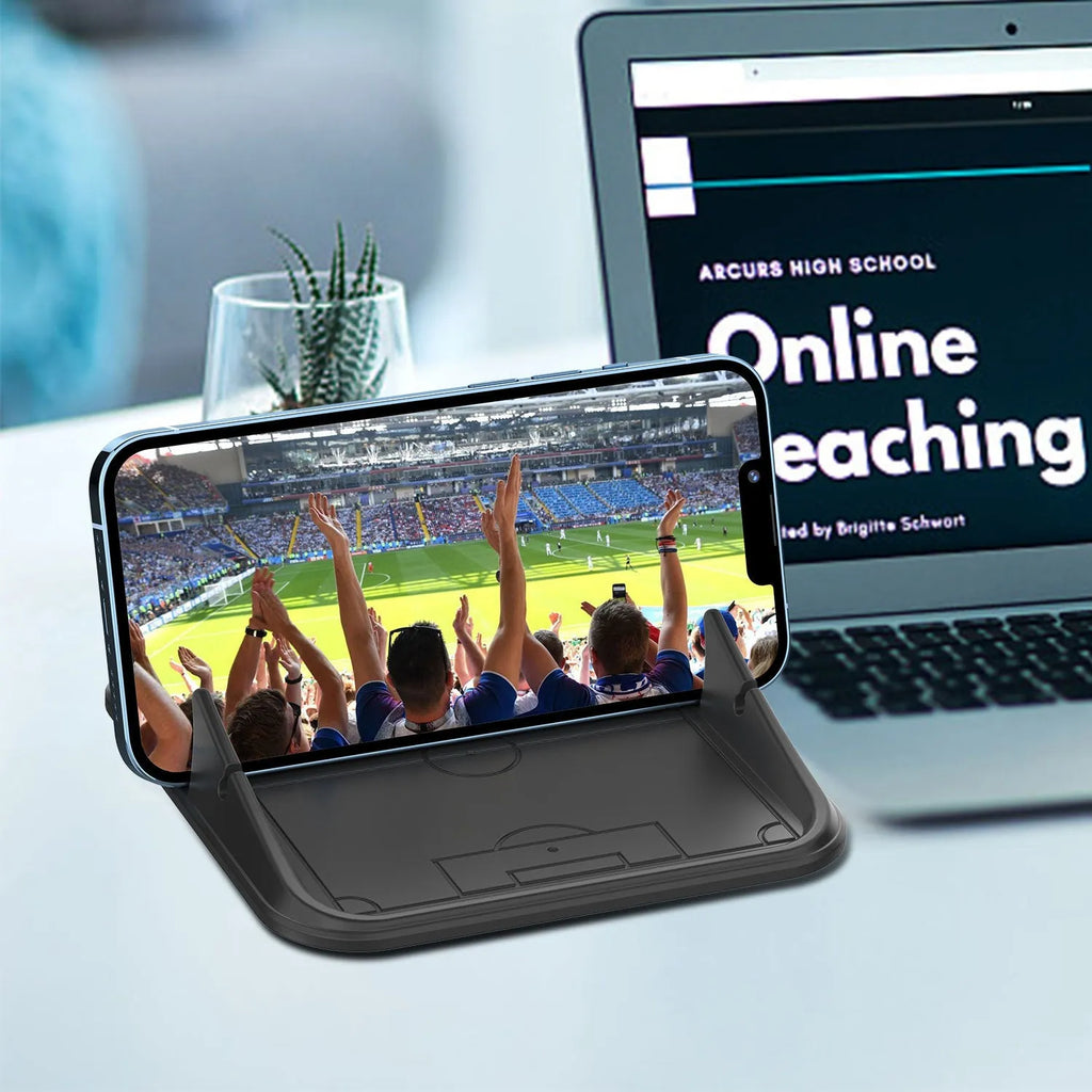 Peak-X5 silicone phone holder for car and desktop with common node design