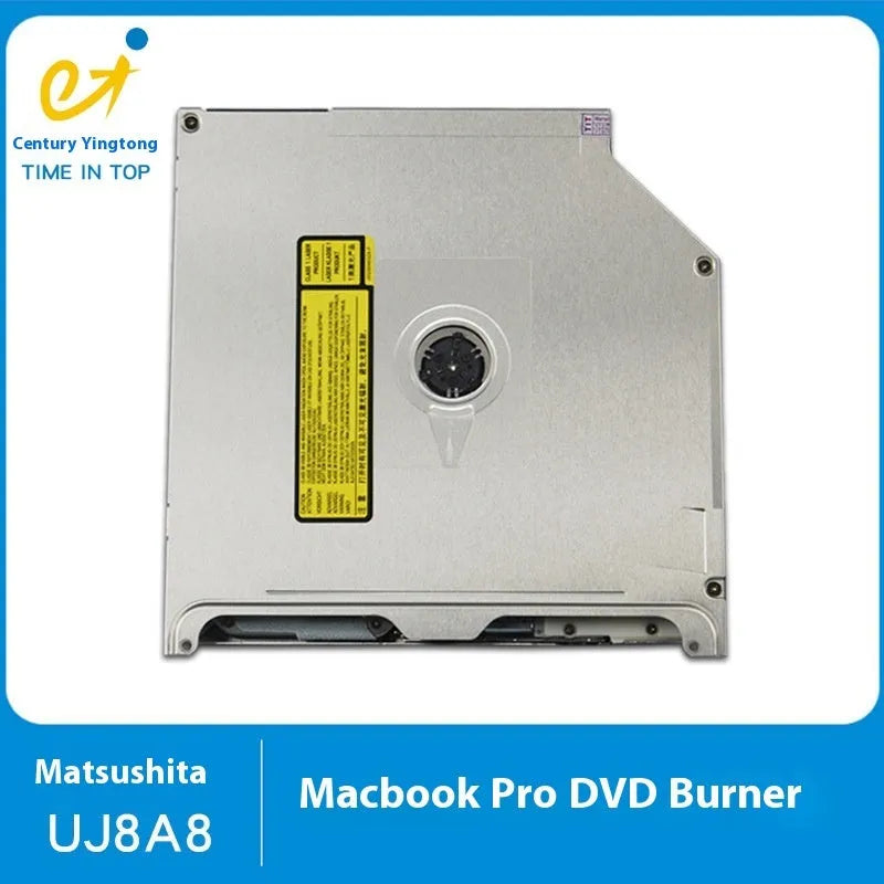MacBook Pro 13-inch SuperDrive optical disc drive replacement part with silver aluminium casing