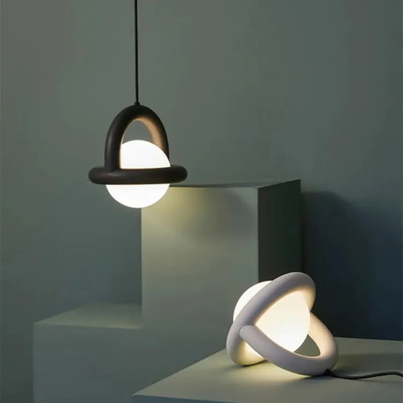 Danish designer hanging line lamp in matte black finish with pendant cord