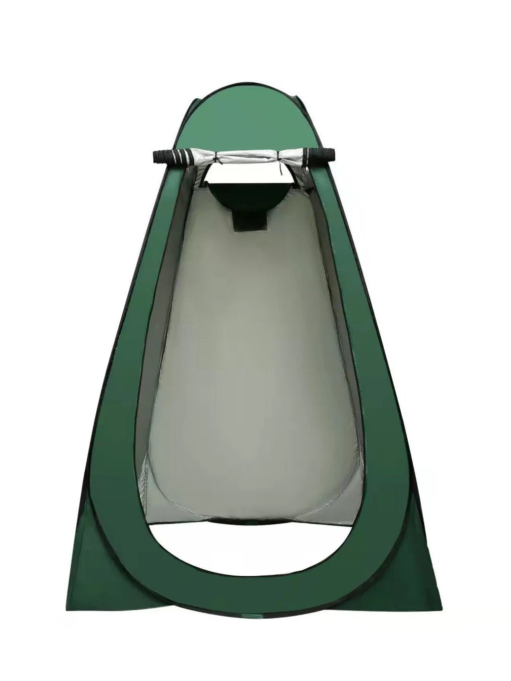 Quick-opening outdoor camping changing tent in blue with waterproof silver-coated polyester fabric