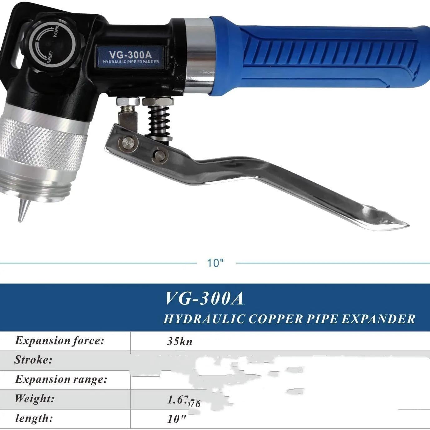 Hydraulic tube expander refrigeration tool made from alloy steel for professional maintenance work