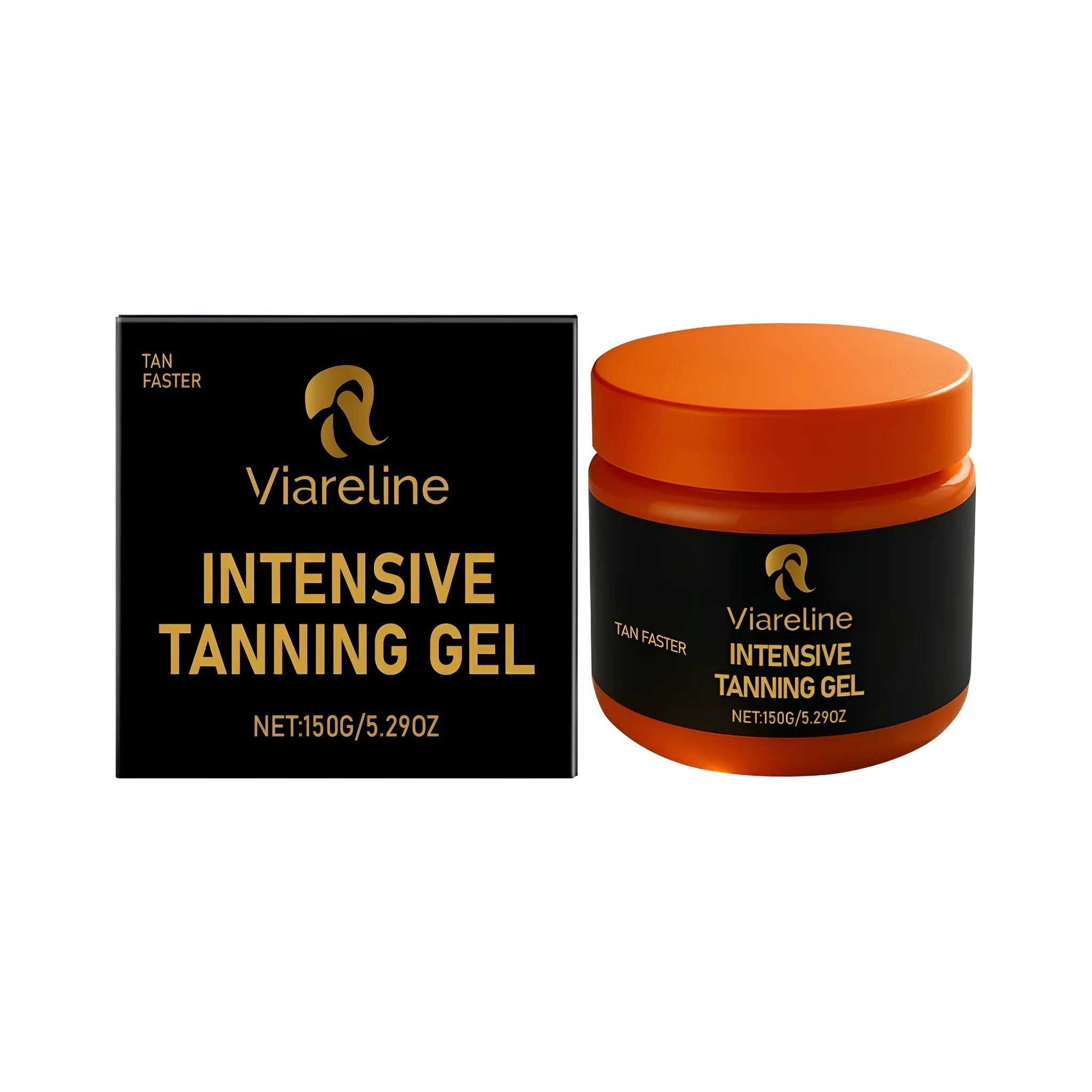 150g jar of black repairing gel with glycerin and vitamin E for skin hydration and repair