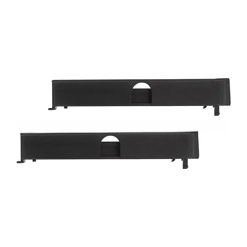 Black PS4 Pro hard drive bottom cover replacement part with warehouse door baffle strip