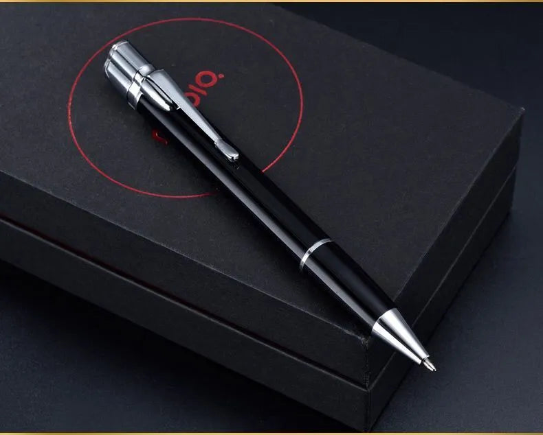 Slim metal refillable jet pen lighter with windproof flame in choice of six colours