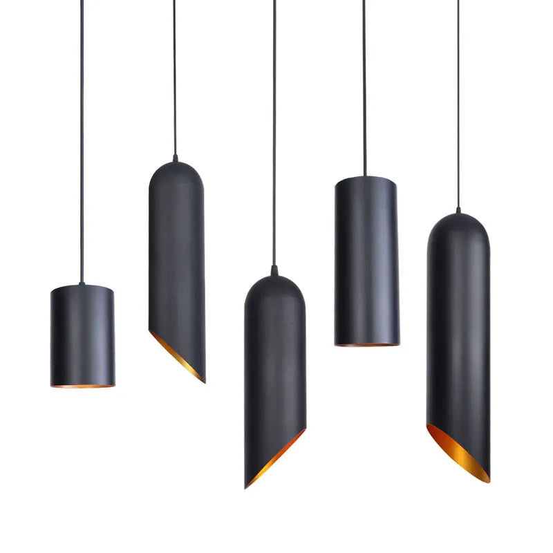 Retro iron art chandelier ceiling light in matte black finish with multiple arms.