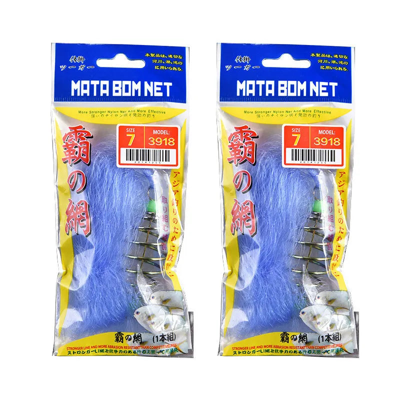 Hand sprinkle explosive hook spring bait fishing net showing nylon mesh with metal reinforcement