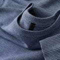 Men's round neck solid colour slim fit sweater in viscose blend, available in multiple colours and sizes M to 4XL