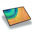 Tempered glass screen protector for Huawei MatePad 10.4, 10.8 and 12.6 inch tablets shown against a tablet.
