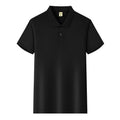 Ice silk short sleeve lapel business shirt in multiple colours with Asian sizing options