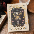A5 gothic art notebook with choice of illustrated covers including rabbit, maze, forest, and fruit designs.