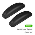 Vehicle-mounted remote control laser pilot lamp with USB cable and ABS housing in black or white