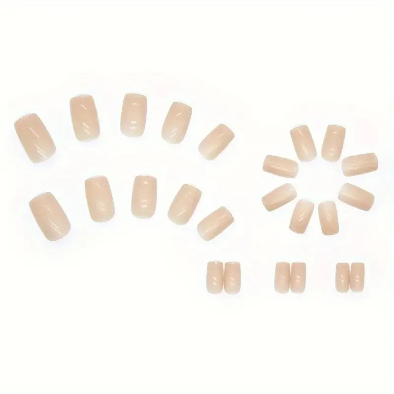 Plastic nail art set in solid colour MY119 for women's fashion and cosplay decorations