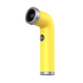 Bladeless high speed turbine little fan in apricot, pink, or yellow colour.
