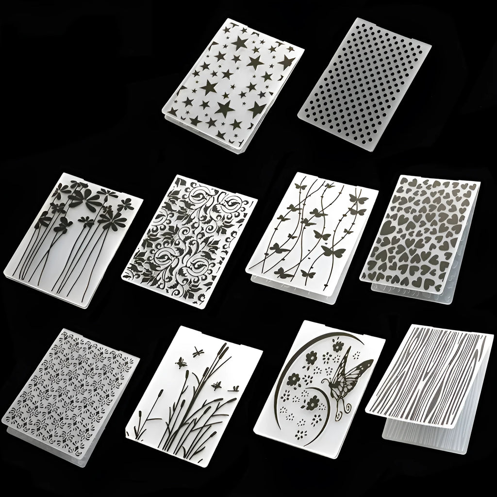 Plastic decorative cake mould set showing windmill, flower, and star shapes for sugar craft