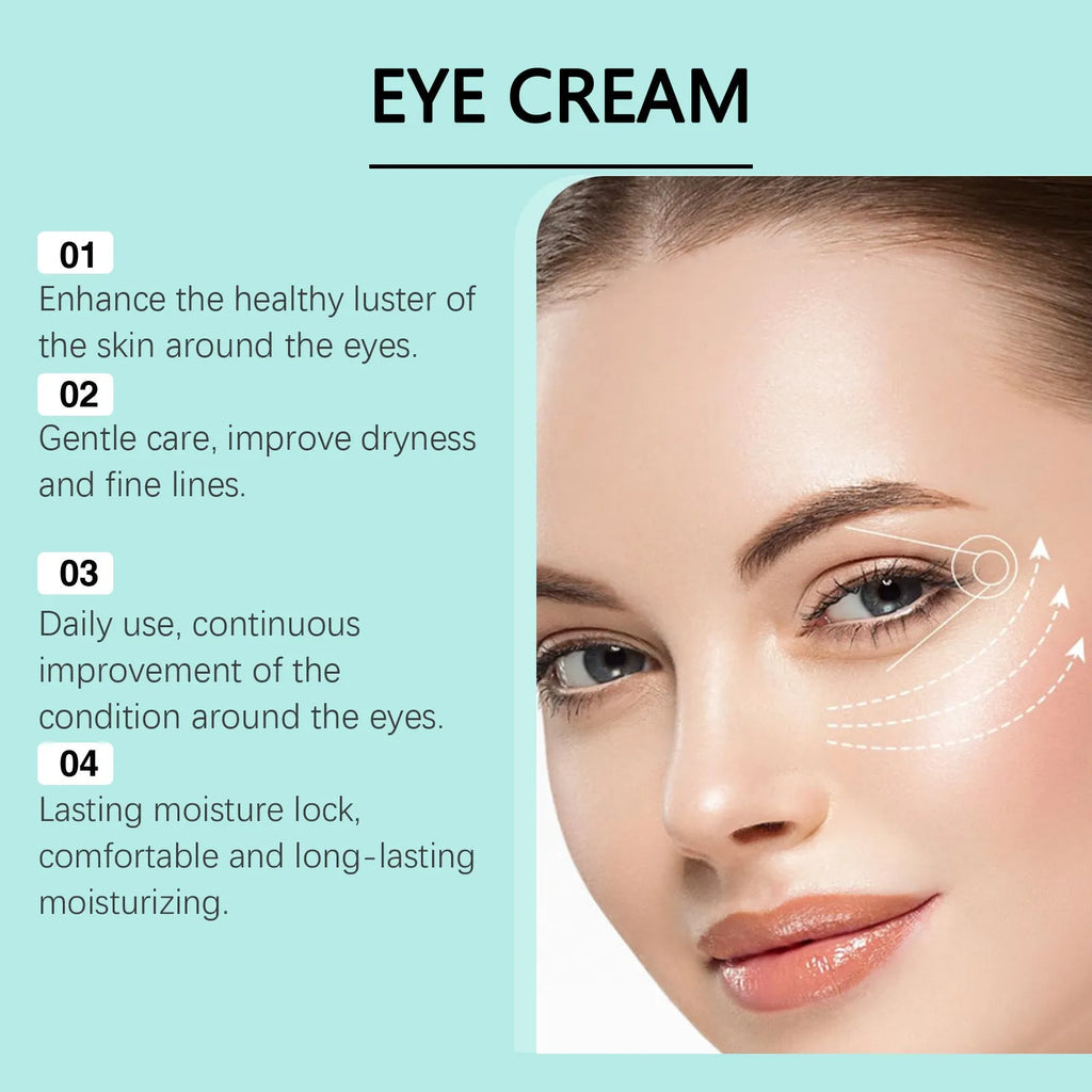 30g jar of retinol and hyaluronic acid anti-aging eye cream