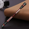 Frosted silica gel grip anti-slip spining pen with 0.35mm writing point