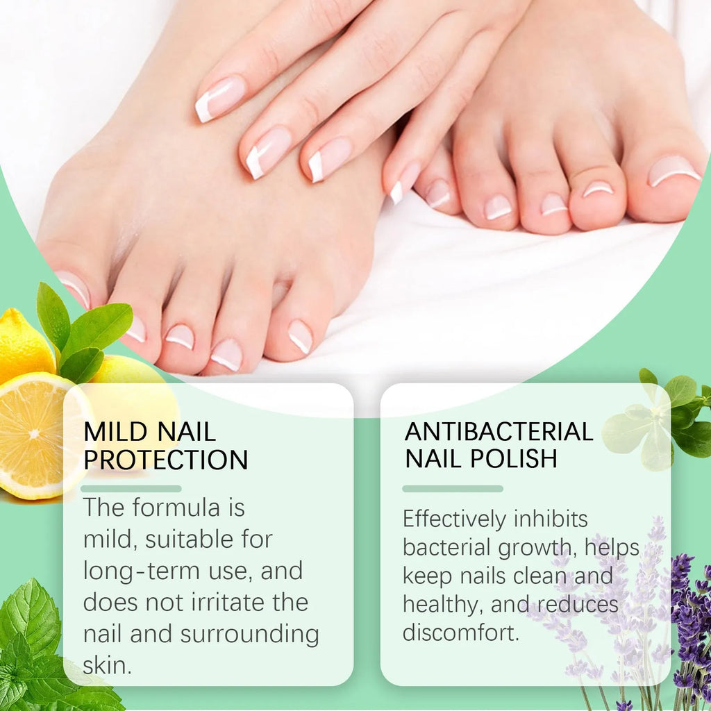 30ml bottle of clear nail care nursing solution for gentle cleaning
