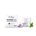 50g container of hydroxyapatite and lavender tooth powder with sodium bicarbonate and mint.