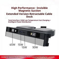 Model 3Y slide-out expansion dock with retractable USB cable for in-car central control charging