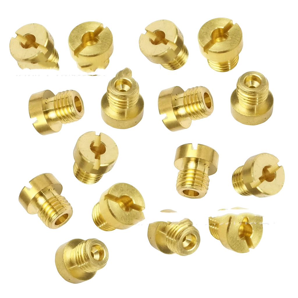 M6 thread carburettor main jet nozzle for Derotto PHBN PHVA models on a white background.