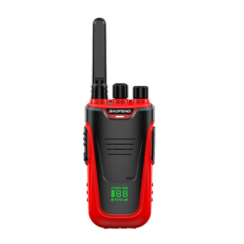 Red or yellow children's intercom for hotel restaurant paging with 10W power and 8km range