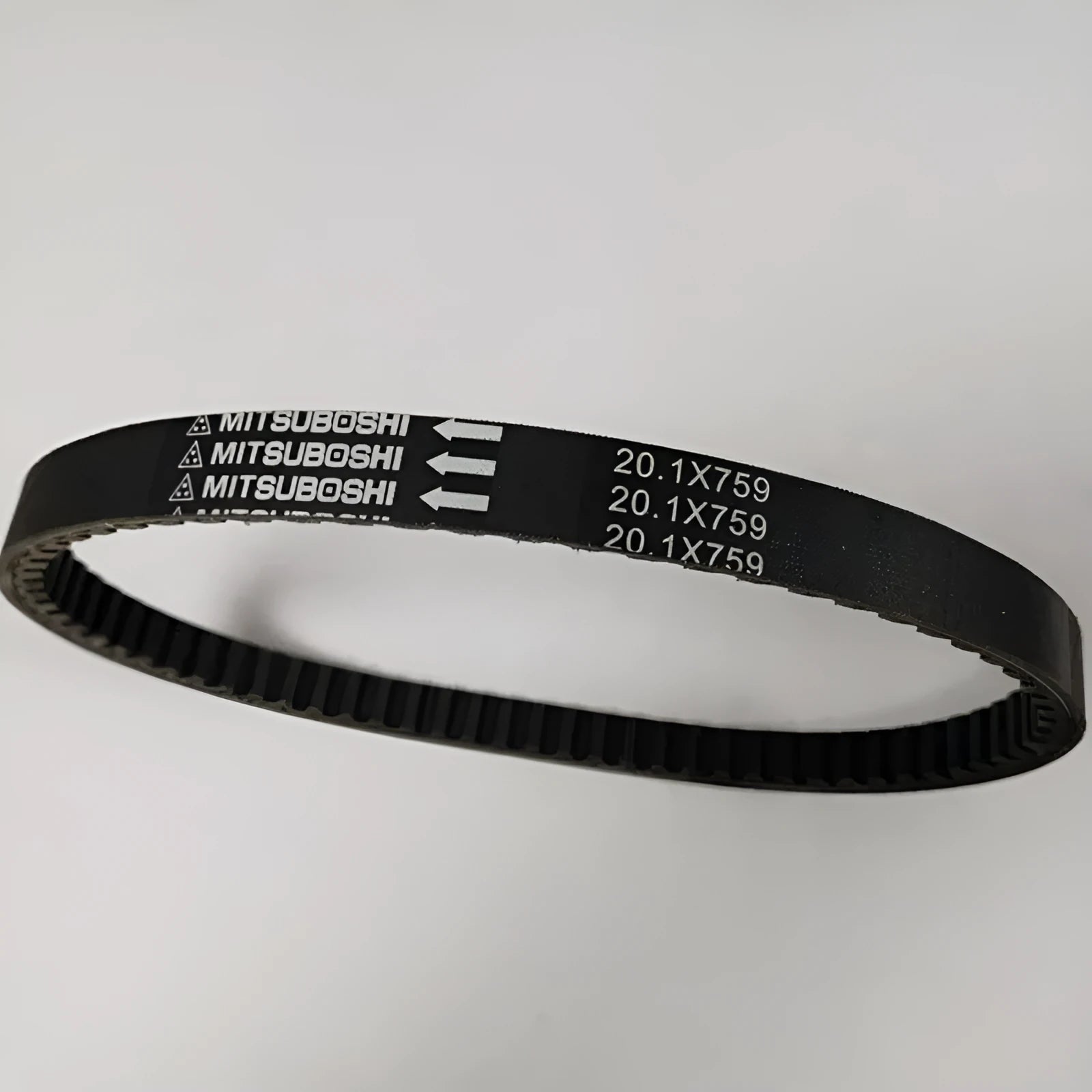 Black drive belt for Jili GP110 scooter with 20.1-759 specification