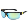 Men's semi-frameless athletic glasses for cycling in multiple colour options