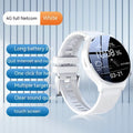 Fashion Personality Smart Watch showing 1.28 inch display on wrist with black or white colour options