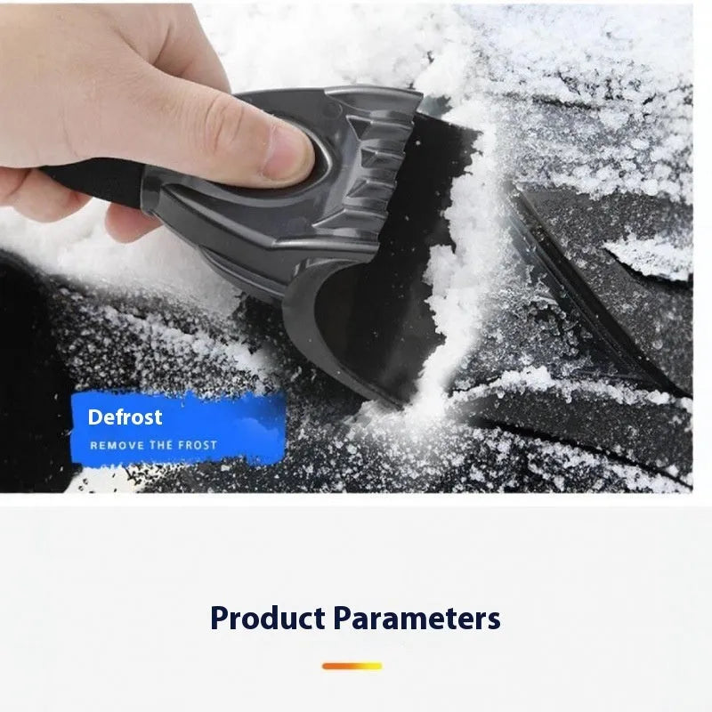 Plastic de-icing snow shovel for car front windshield winter ice cleaning tool