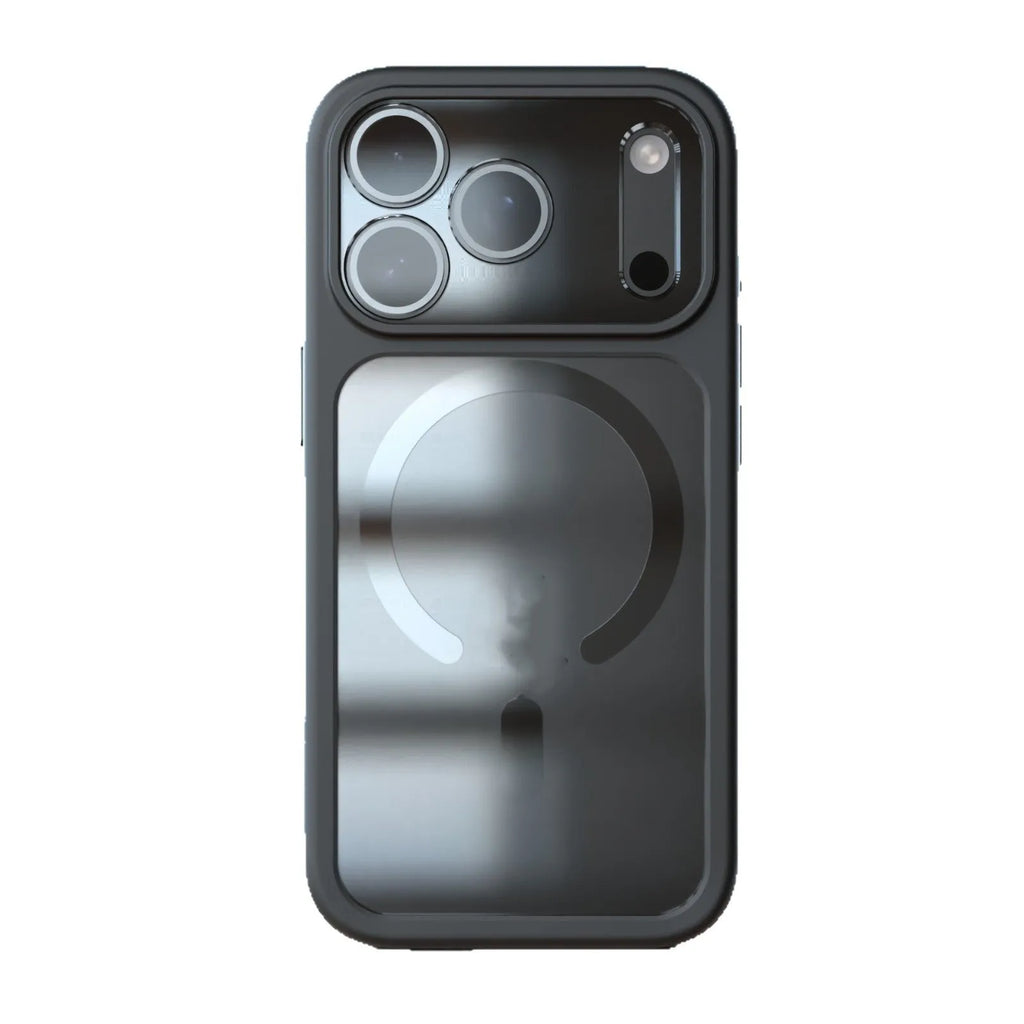 iPhone 17 Pro Max two-in-one magnetic phone case in black, dark blue, and white colour options