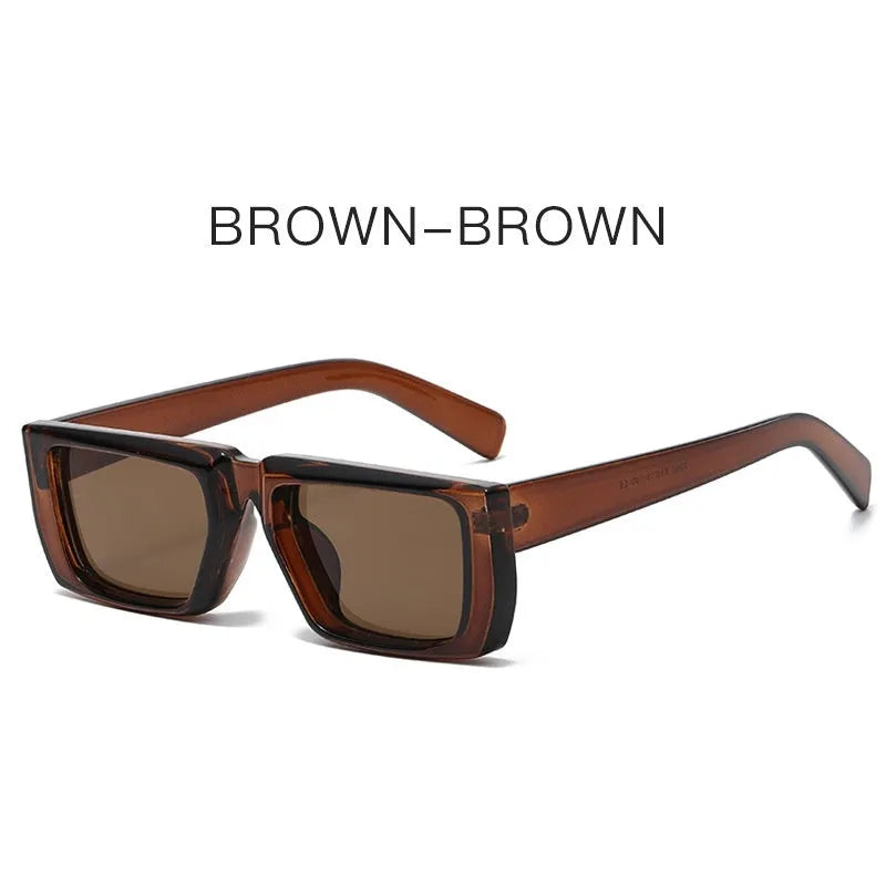 Special-shaped UV400 sunglasses with PC frames in multiple colour combinations including black/grey and transparent options